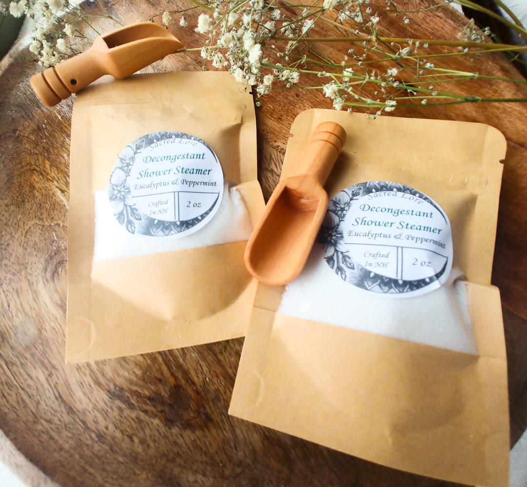 Decongestant Headache Relief Shower Steamers Fizzy Steam Etsy