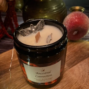 Ancestral Connection Candle, Ritual Candle, Apothecary Jar, Ancestor Ritual, Ancestor Magic,  Ancestor Offering, Honoring Ancestors,