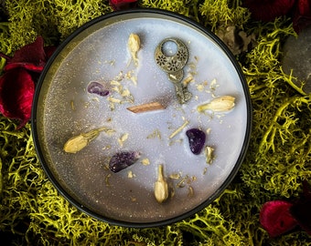 Vela de Hécate, Encrucijada, Altar de Hakate, Trabajo con las Sombras, Altar de la Diosa, Brujería de la Triple Diosa, Regalos de Brujería, Vela Gótica, Ofrenda de Hécate