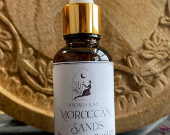 Moroccan Sands Beard Oil, 2oz Beard Oil, Beard Grooming, Gifts for Dad, Father's Day Gift, Castor Oil Based, Beard Grooming, Viking Gifts