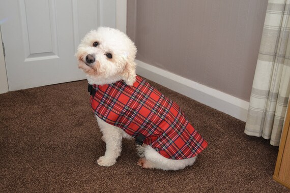 tartan dog coats waterproof