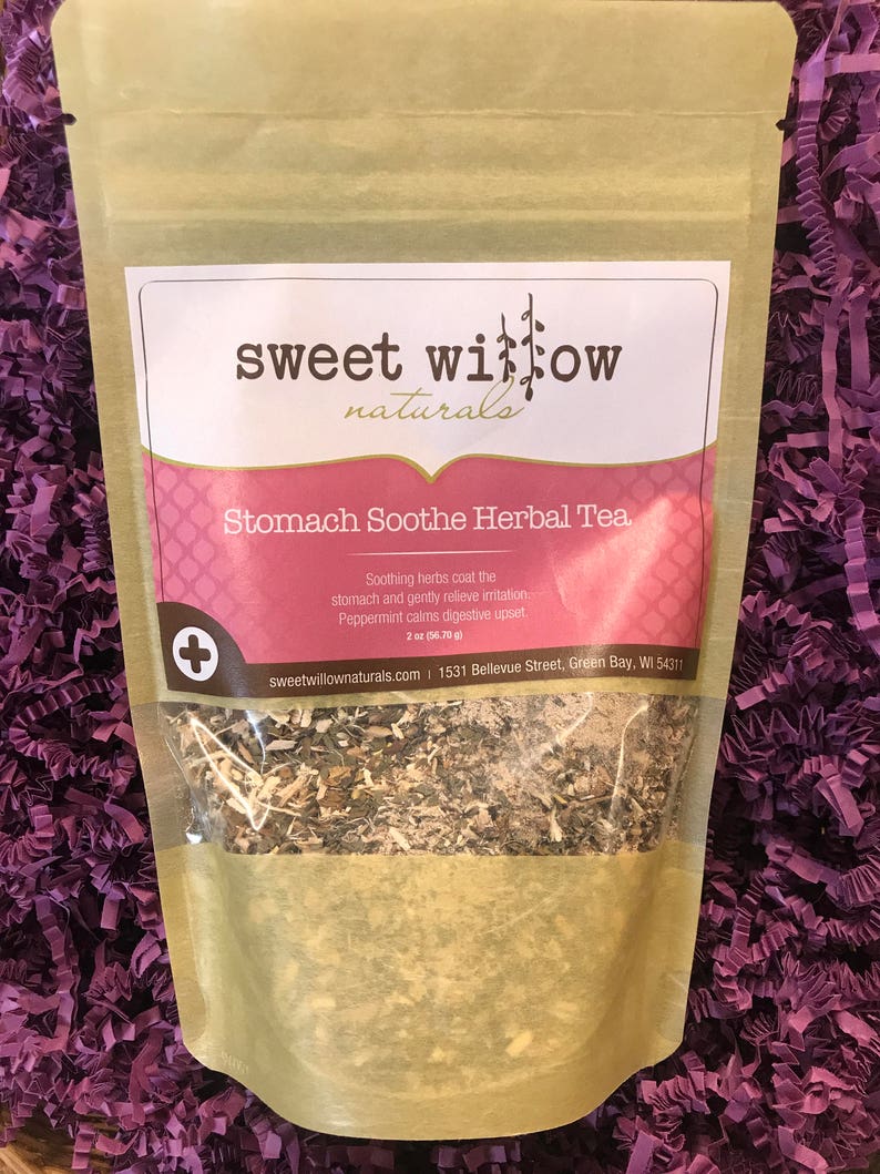 Stomach Soothe Tea Etsy