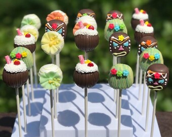 Luau Cake Pops Etsy Luau Cake Pops Etsy