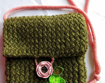 Romantic pouch wool