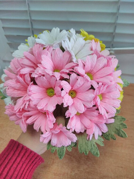 wedding bouquet high quality crepe paper flowers wedding flowers bouquet paper wedding chrysanthemum paper flower wedding bouquet