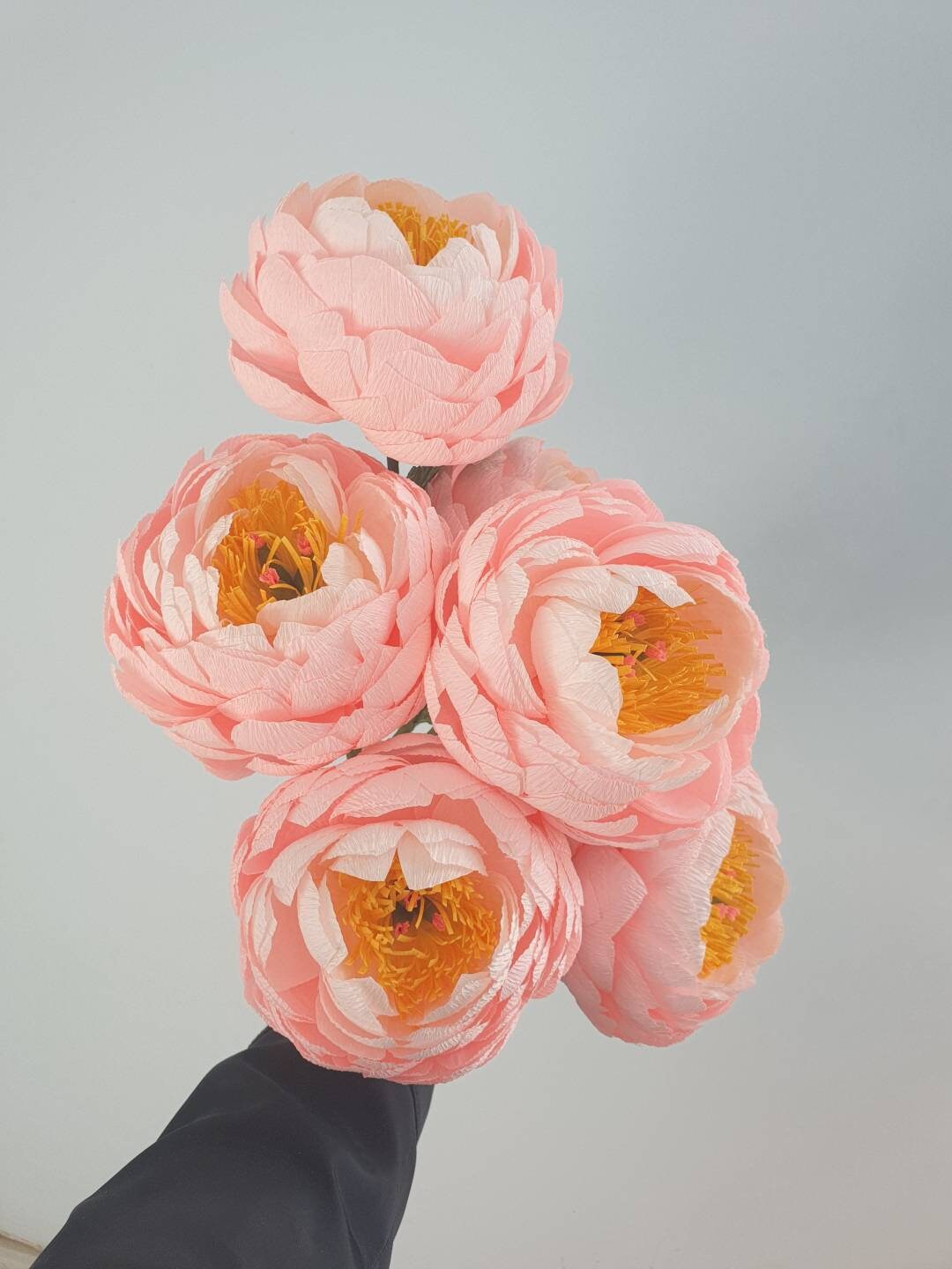 Wedding Bouquet High Quality Crepe Paper Flowers Choose How - Etsy