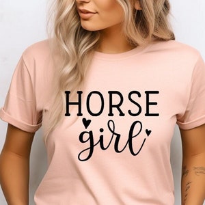 Horse Girl Tee Shirt Equestrian Shirt Horseback Rider Tee Shirt Gift for Horseback Rider Dressage Tee available to 5XL