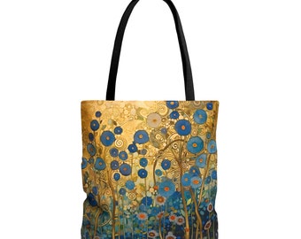 Tote Bag Museum Art by Klimt Classical Art Tote Bag 18&quot; by 18&quot; Gift for Her Christmas Gift Birthday Gift Two Sided Art Bag