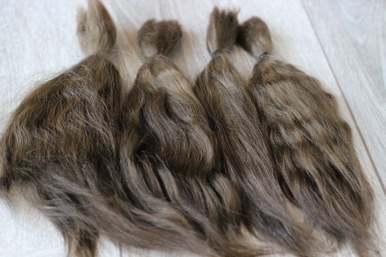 Mohair Doll Hair Reborn Blythe Bjd Bullip color hazelnut Etsy