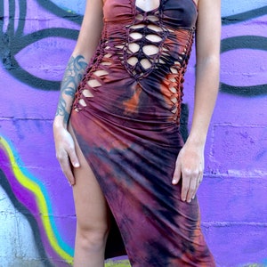 Sunset Daydreams Dress ~ side slit version