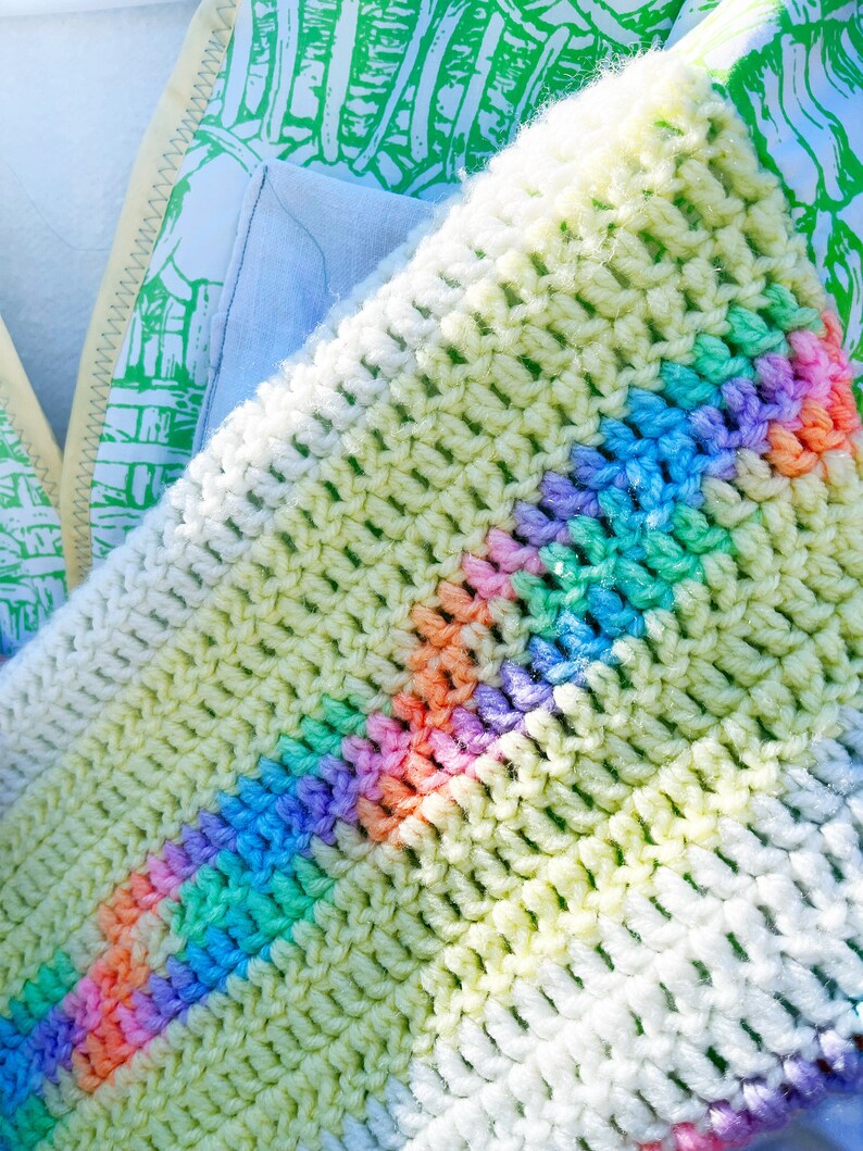 Rainbow Succulent Crop Cardigan image 5