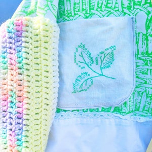 Rainbow Succulent Crop Cardigan image 6