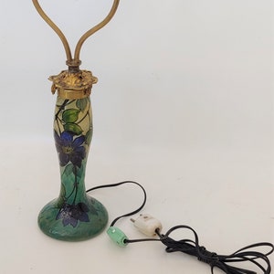 Antique Art Nouveau François Théodore Legras Lamp