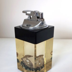 Vintage Transparent Aquarium-style Table Lighter