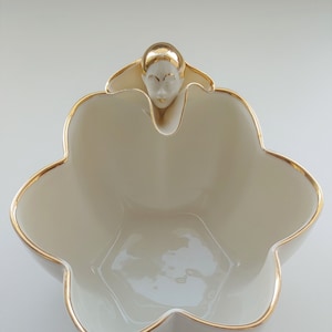 Bol En Porcelaine De Style Art Déco