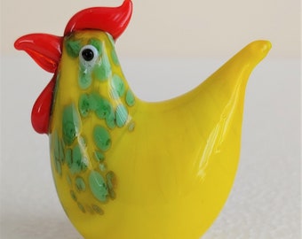 Murano Glass Rooster Etsy