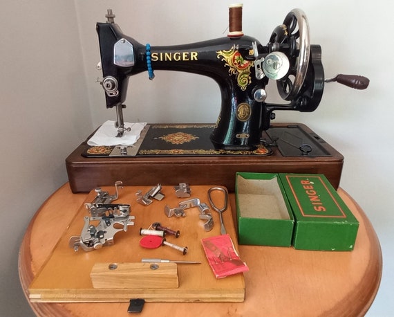 Vintage Singer Sewing Machine 128K EN 42944 - Etsy