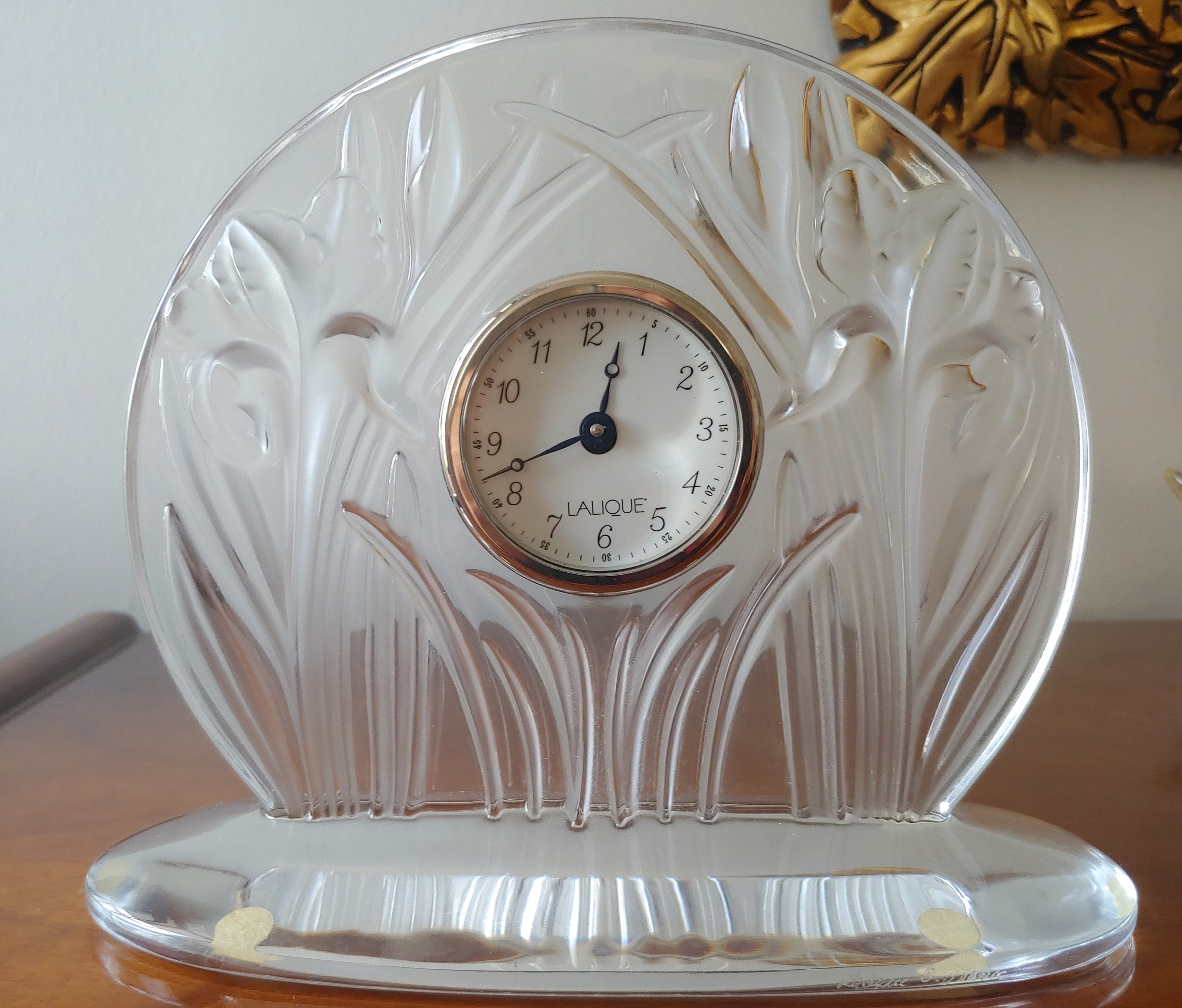 工芸品 VINTAGE LALIQUE Exquisite Signed Vintage Lalique Crystal Pigeon Gand. Designed