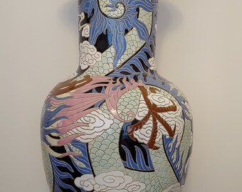 クララベル　Bien hoa Vintage ビエンホア　Dona Dona Bien Hoa Vietnam Ceramics Large Vase - Etsy