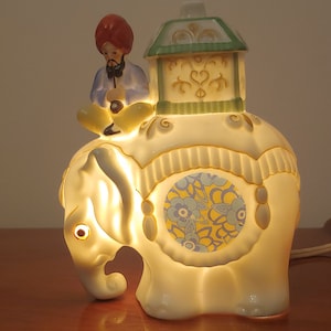 Art Deco German Porcelain Perfume Lamp