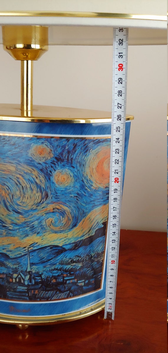 Goebel Artis Orbis Kollektion Van Gogh ''Starry Night'' Lampe Set - .de