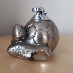 Vintage Soccer Themed Table Lighter