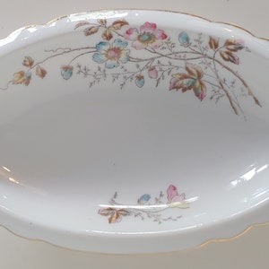 Antique Czechoslovakia TK Thun Porcelain Oval Bowl