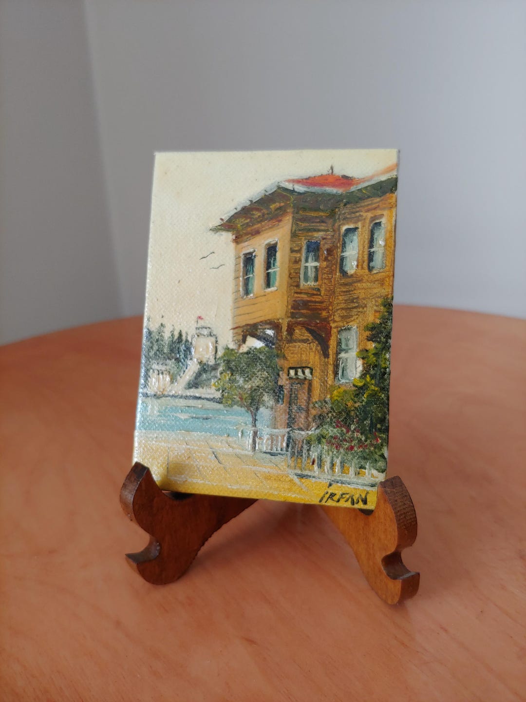 Miniature Original Oil Painting On Canvas Etsy
