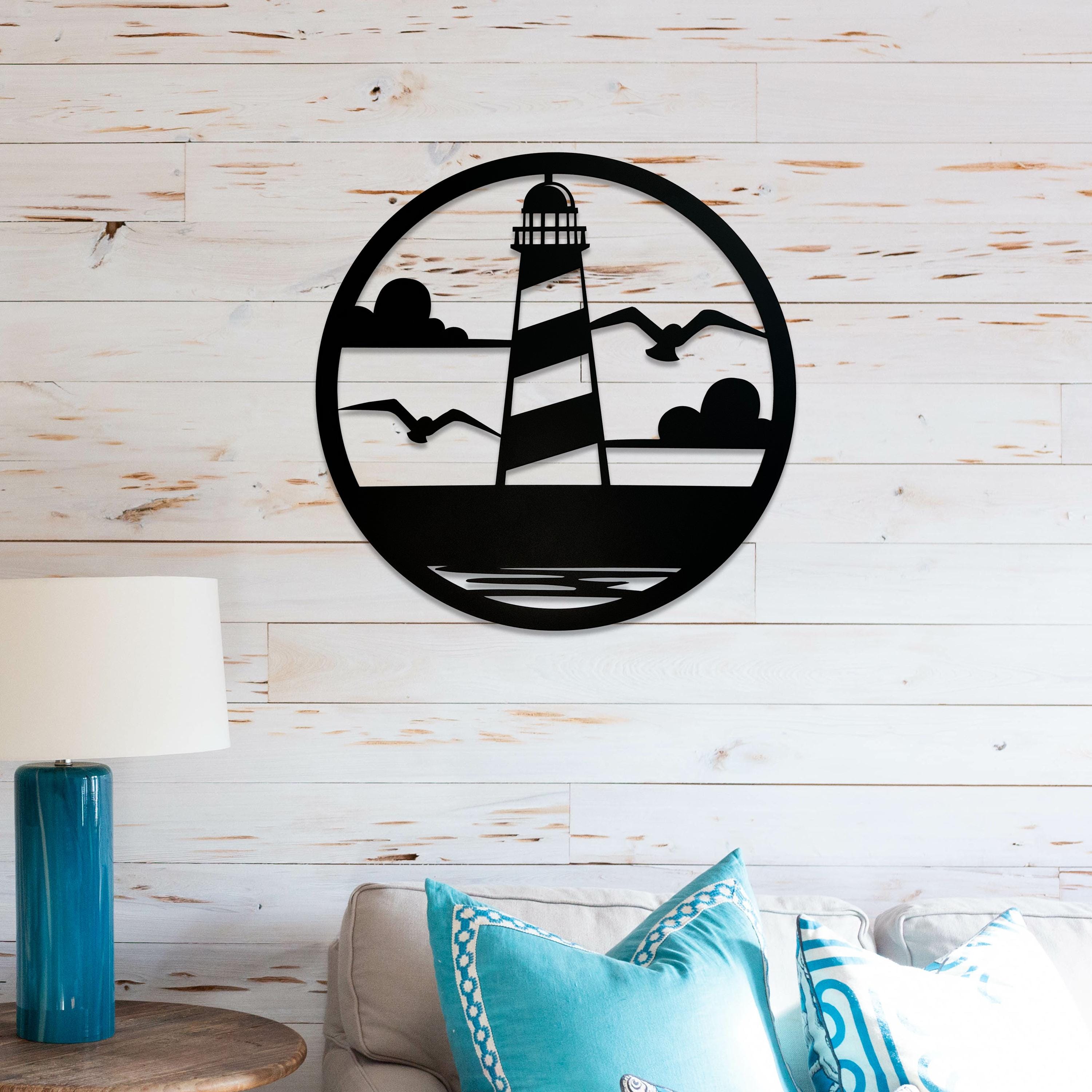 Lighthouse, Metal Sign - Etsy