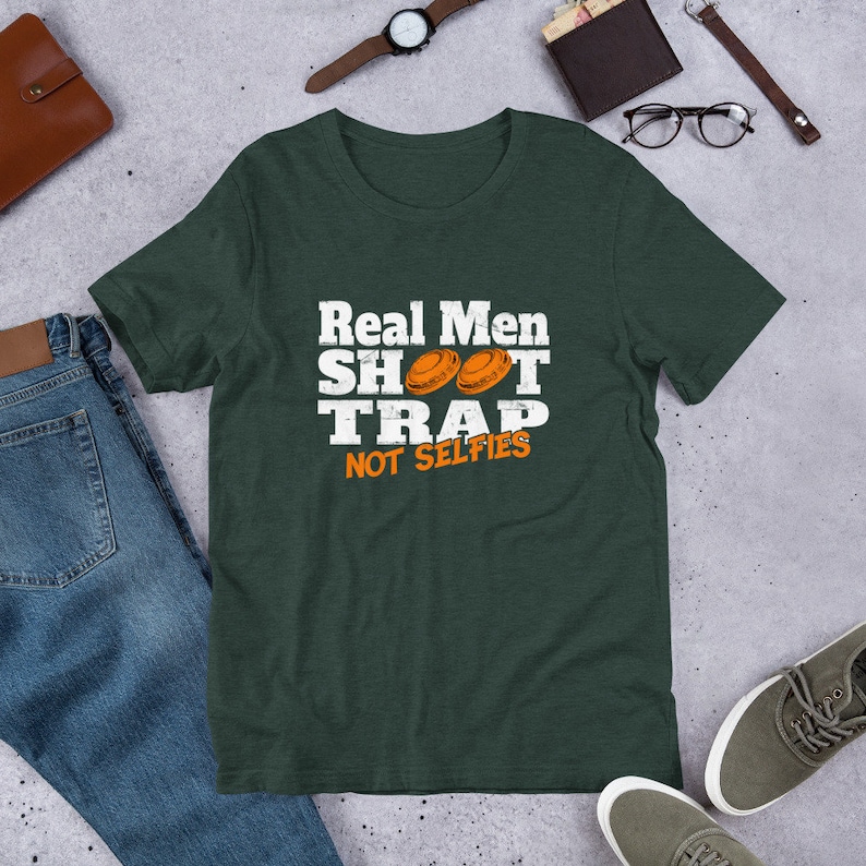 Clay Target Shooting Shortsleeve Tshirt for Men Shoot Trap Etsy