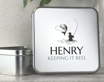 Personalised Fishing Tin | Etsy