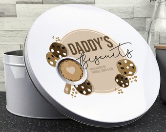 Personalised Bits & Bobs Photo Gift Uncle Metal Sweet Tin Daddy Grandad 