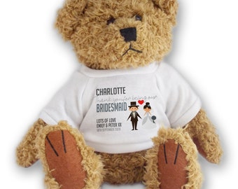 wedding teddy bears for bridesmaids