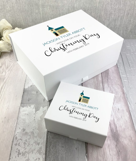 christening keepsake box