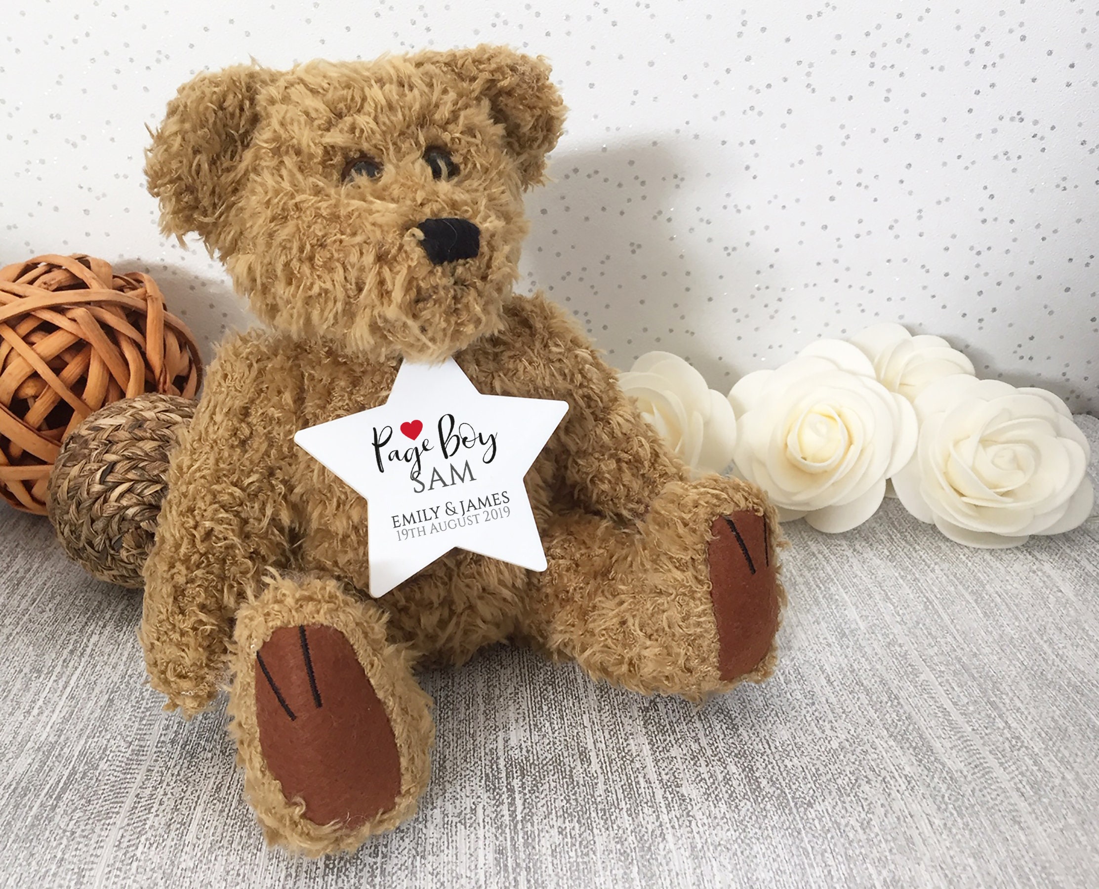 page boy teddy bear