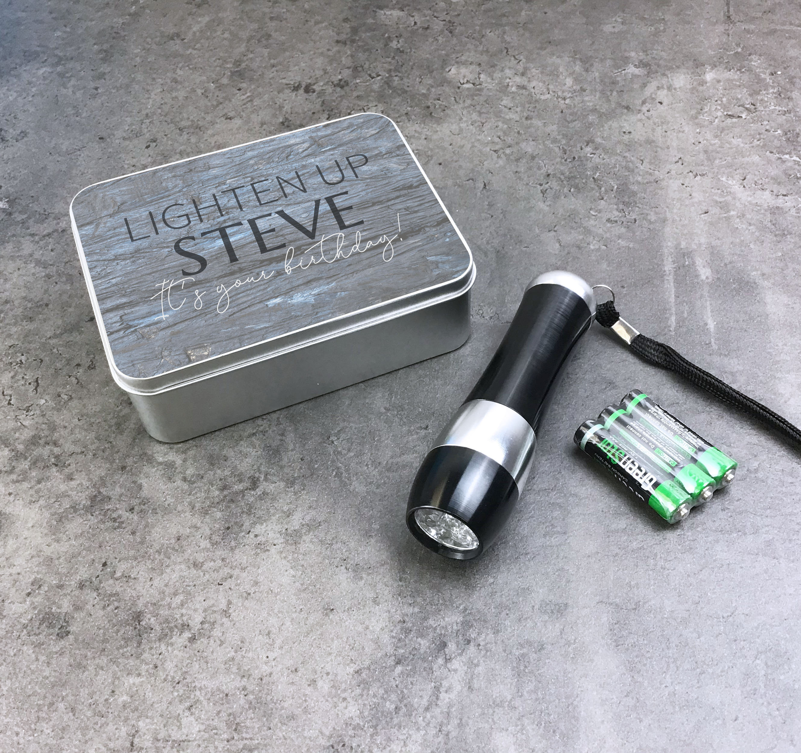 Personalised Torch Birthday Gift For Grandad Daddy Uncle Etsy