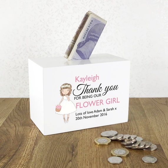 flower girl money box