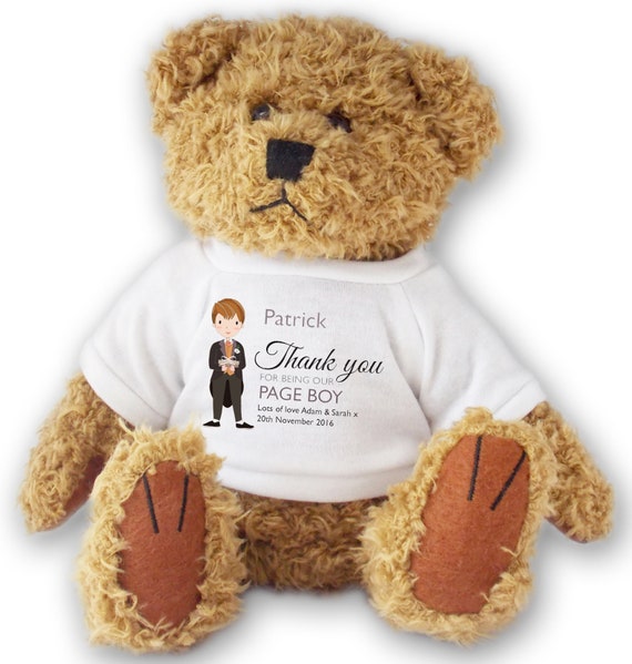 page boy teddy bear