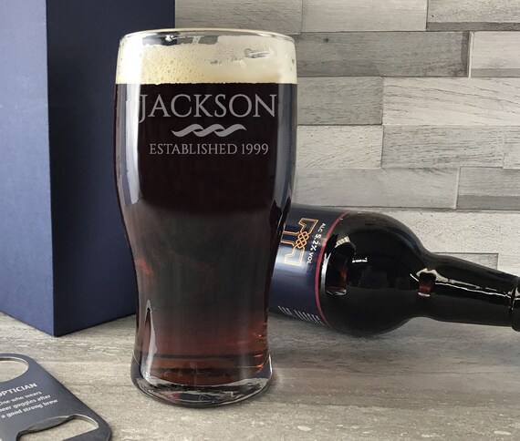 Personalised Beer Glass Engraved Pint Glass Occasion Gift Birthday Gifts 21st Personalised Beer Glass Engraved Pint Glass Occasion Gift Birthday Gifts 21st
