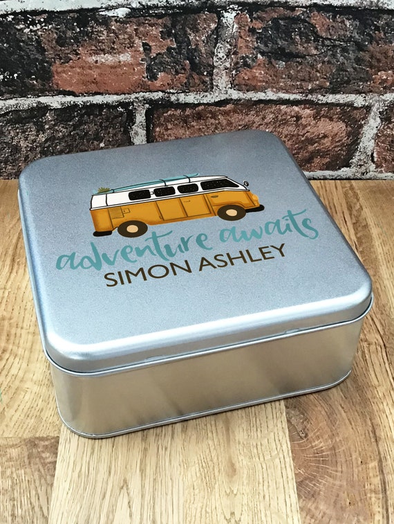 personalised tin box