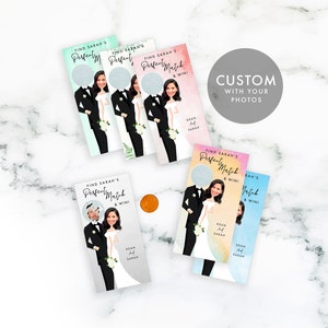 Bridal Shower Wedding Scratchers Scratch Off Lottery Tickets Game