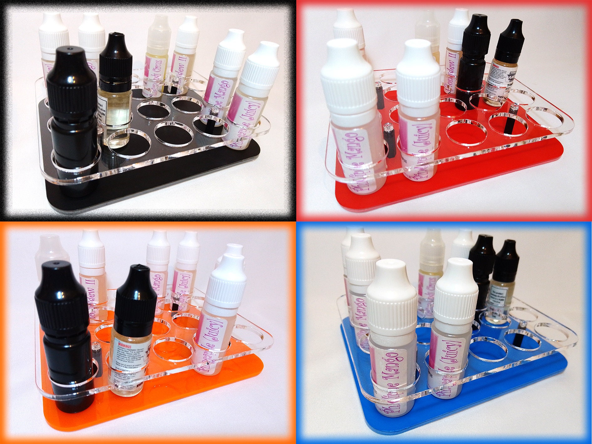 60ml & 100ml Bottle Holders - Bottle Stands - Bottle Storage - Bottle Trays 
