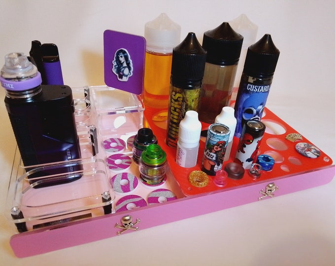 Harley Quinn & Wonder Woman Design Vape Stand - Themed Vape Gifts