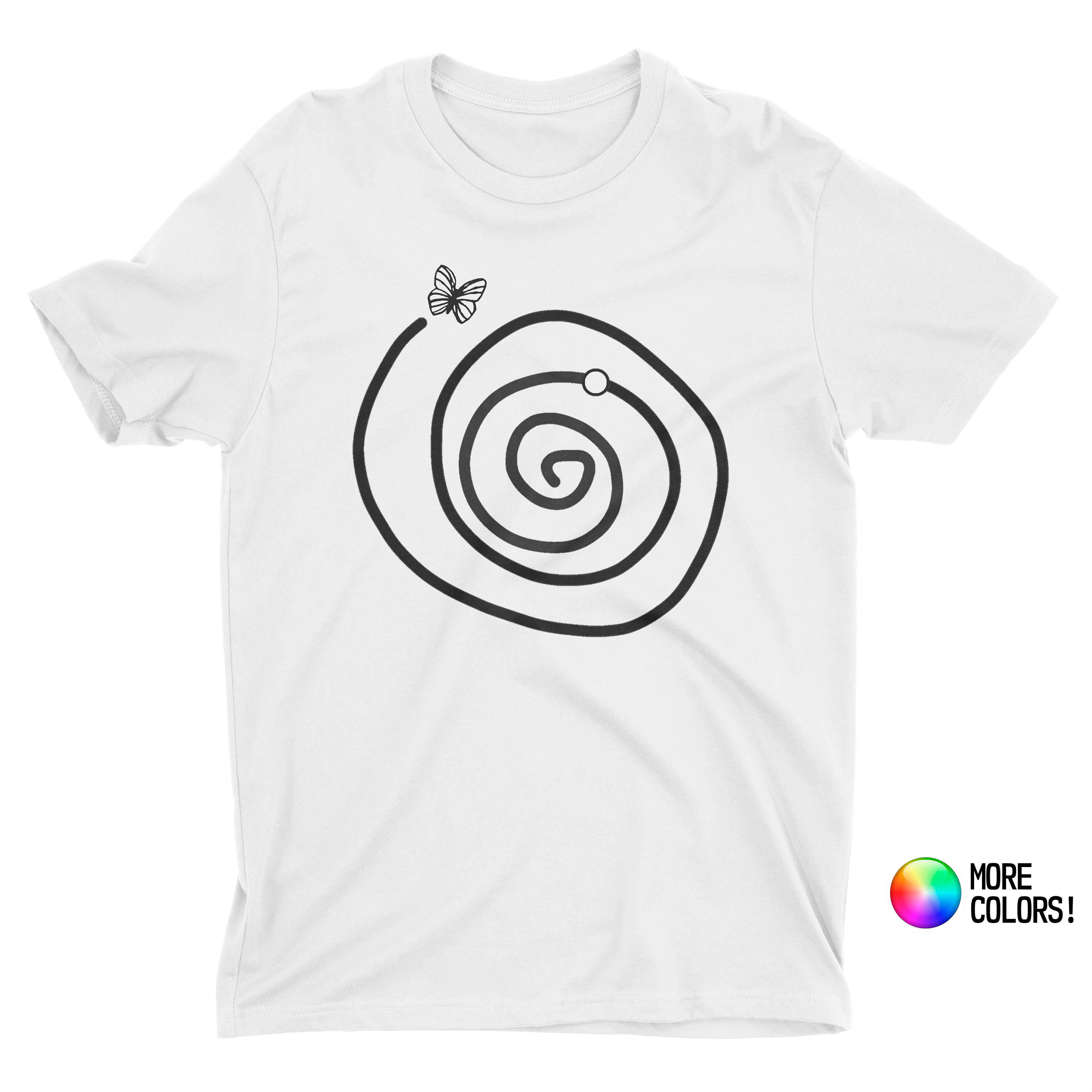 Rewind Time Swirl Vortex T-shirt 