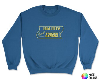 Bluth's Original Frozen Banana Stand Crewneck Sweatshirt (inspired by Arrested Development) - Premium Fitted Unisex Blend