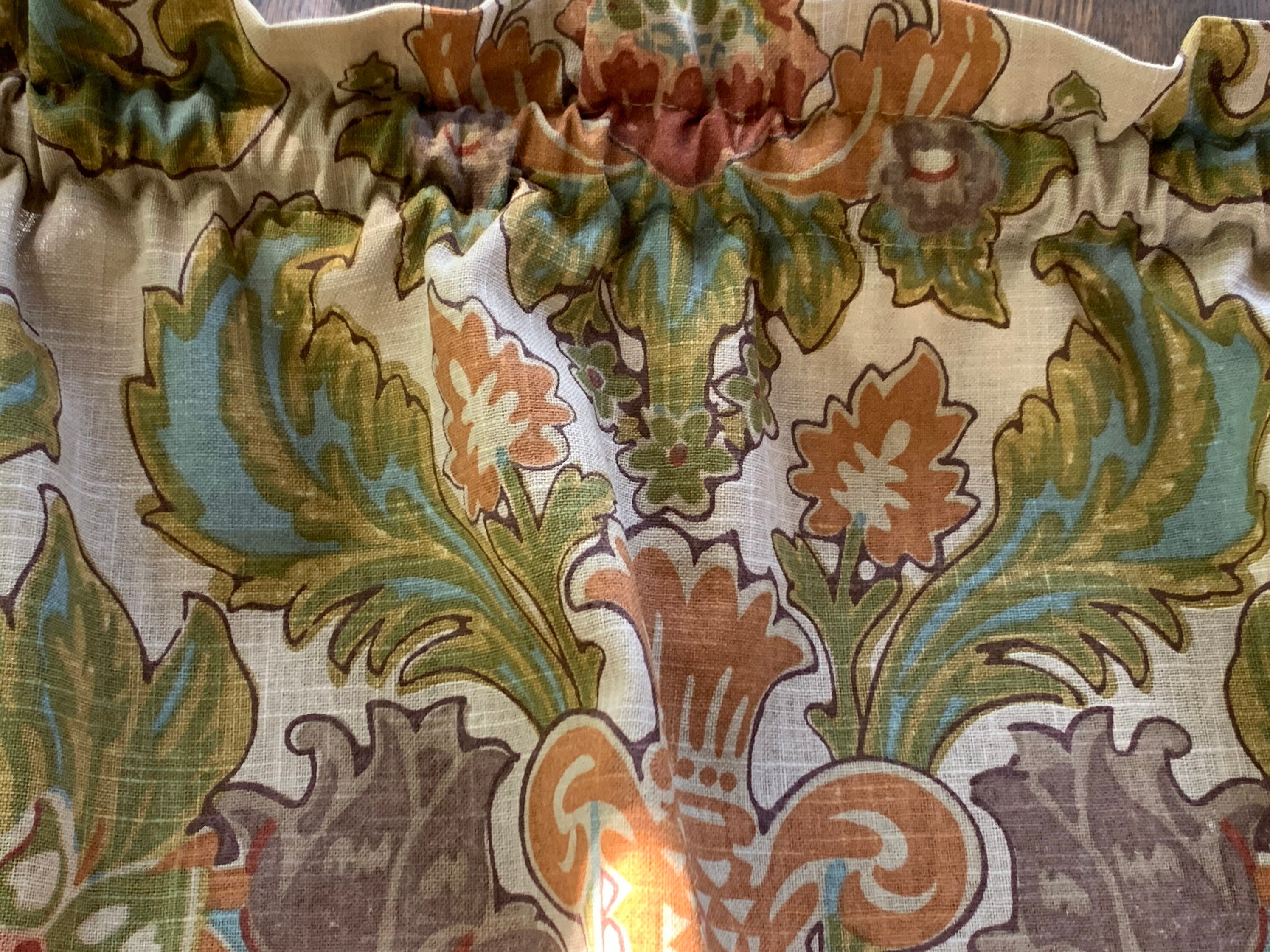 Pottery Barn Linen Simone Valance. New handmade from Kravet Etsy