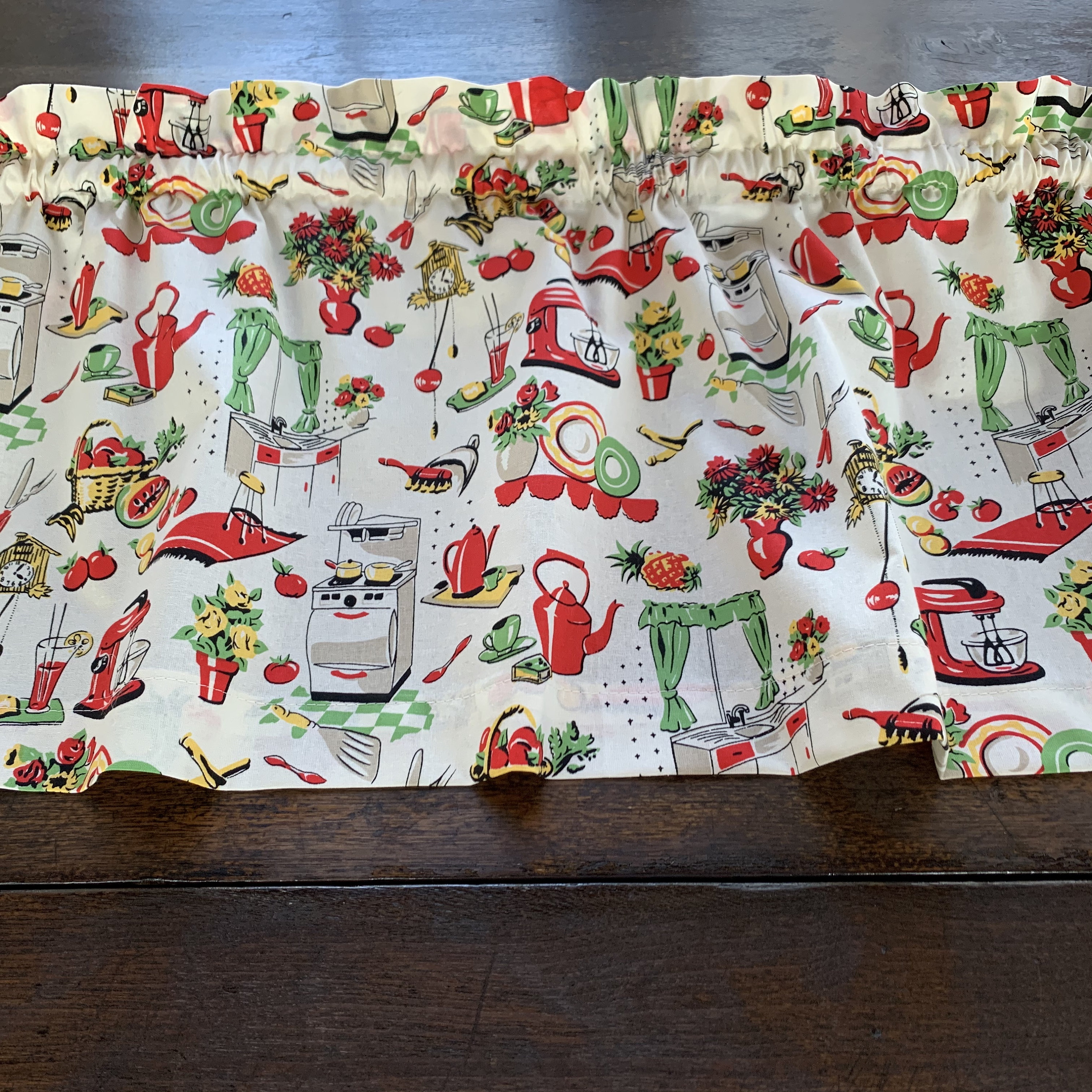 Retro Kitchen Curtains 1950s