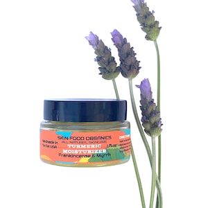 Organic Turmeric Face Moisturizer, Face Moisturizer Dry Skin, Acne Control, Sun Damage, Skin Brightening, Fights Dark Spots, Self Care
