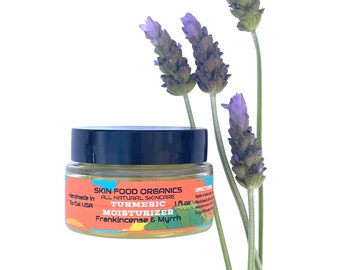 Organic Turmeric Face Moisturizer, Face Moisturizer Dry Skin, Acne Control, Sun Damage, Skin Brightening, Fights Dark Spots, Self Care