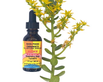 Acne Serum with Rosemary, Sage & Turmeric 1 oz